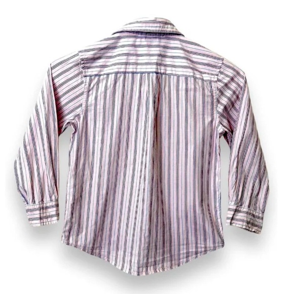Gap Kids Pink & Blue Button Down Shirt Boys Size 5T - Picture 2 of 4